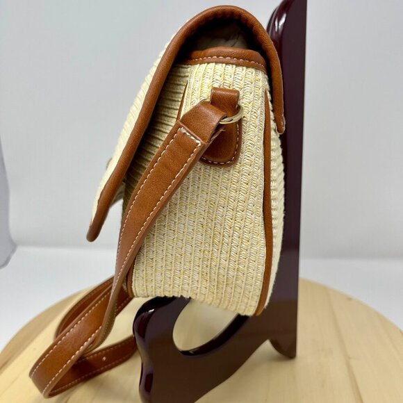 Talbots CROSSBODY BAG PACKABLE Paper-Straw - Picture 5 of 14
